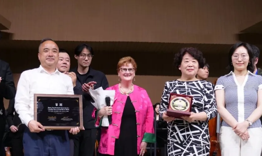 Fraser Volunteer Association members at a community recognition event