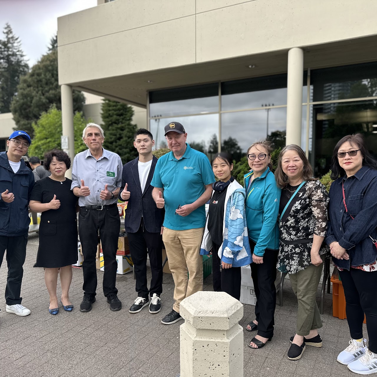 Fraser Volunteer Association members participating in a community support event